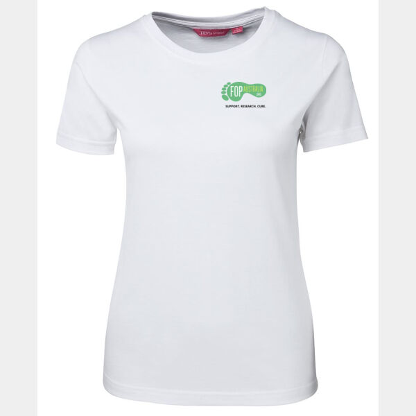 Ladies T-shirt - white background only Thumbnail
